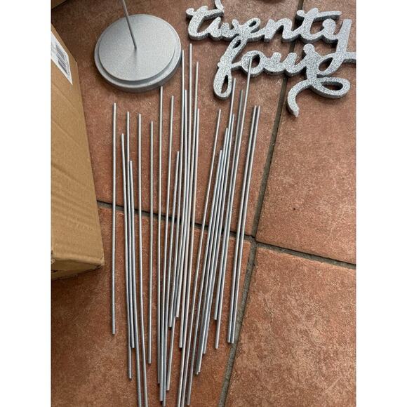 Set of 24 Table Numbers for wedding, party, holiday, Mr & Mrs Ribbon decoration - Picture 8 of 8